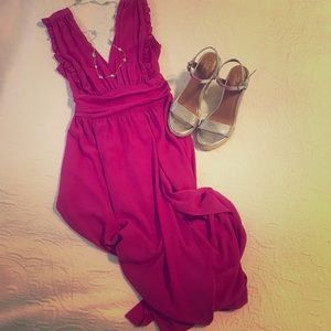 Beautiful Pink Maxi Dress...Perfect For Summer!